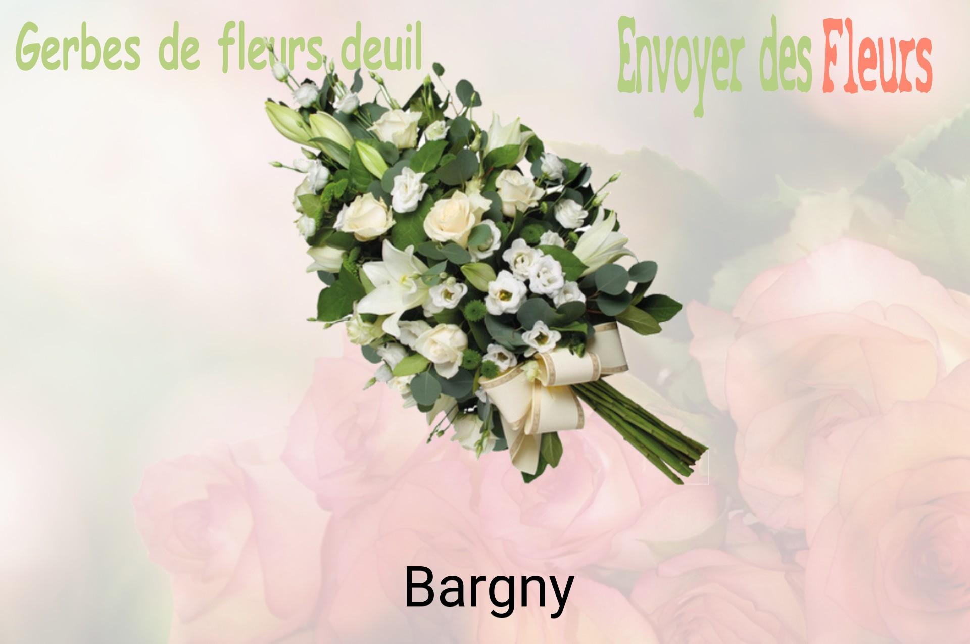 Gerbe de fleurs de deuil livrée à Bargny